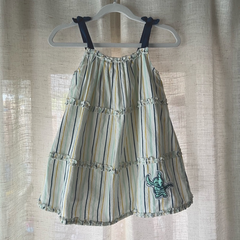 Disney Parks Striped Stitch Sun Dress